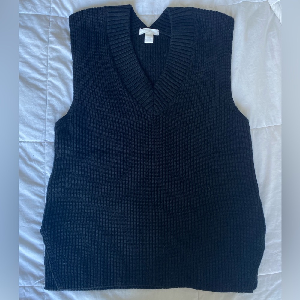 H&M Black Knit Vest